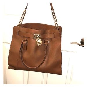 Michael Kors Hamilton bag large in Luggage (brown)